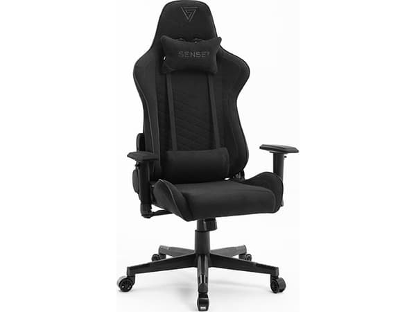 Gaming stol Sense7 Spellcaster stoff Gaming stol, svart