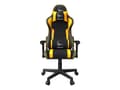 Miniatyrbilde 3 av 5: Gembird SCORPION - Stol - ergonomisk - armlener - T-formet - tipping - roterende - nylon, PVC, svamp, maske - black mesh, Ferrari yellow