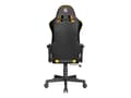 Miniatyrbilde 4 av 5: Gembird SCORPION - Stol - ergonomisk - armlener - T-formet - tipping - roterende - nylon, PVC, svamp, maske - black mesh, Ferrari yellow