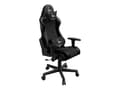 Miniatyrbild 2 av 5: Gembird SCORPION - Stol - ergonomisk - armstöd - T-formad - lutning - svängtapp - nylon, PVC, svamp, mesh - black mesh, svart fodral