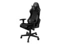 Miniatyrbild 1 av 5: Gembird SCORPION - Stol - ergonomisk - armstöd - T-formad - lutning - svängtapp - nylon, PVC, svamp, mesh - black mesh, svart fodral