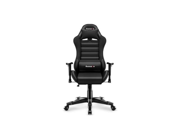 Huzaro Ranger 6.0 Black, Universal gaming-stol, 130 kg, Bøttesete, Polstret Rygg, 100 cm, 160 cm