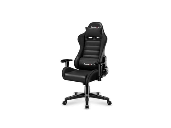 Huzaro Ranger 6.0 Black, Universal gaming-stol, 130 kg, Bøttesete, Polstret Rygg, 100 cm, 160 cm