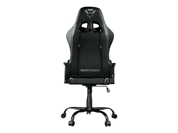 Trust GXT Resto 708W - Stol - ergonomisk - armlener - tipping - roterende - høydensitetsskumplast, polyuretanlær, metall, elastisk stoff, plastikk -