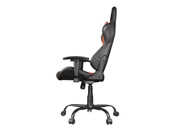 Trust Gaming GXT 708R Resto - Spillestol - ergonomisk - armlener - tipping - roterende - metallramme, polyuretanlær, elastisk stoff - rød