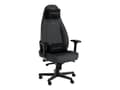 Miniatyrbild 4 av 5: Noblechairs ICON TX - Stol - ergonomisk - armstöd - T-formad - lutning - aluminium, polyuretan, tyg, minnesskum, nylon/polyetylen, kallt skum, stålra