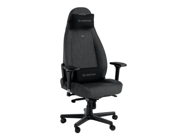 Noblechairs ICON TX - Stol - ergonomisk - armstöd - T-formad - lutning - aluminium, polyuretan, tyg, minnesskum, nylon/polyetylen, kallt skum, stålra