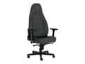 Miniatyrbild 5 av 5: Noblechairs ICON TX - Stol - ergonomisk - armstöd - T-formad - lutning - aluminium, polyuretan, tyg, minnesskum, nylon/polyetylen, kallt skum, stålra