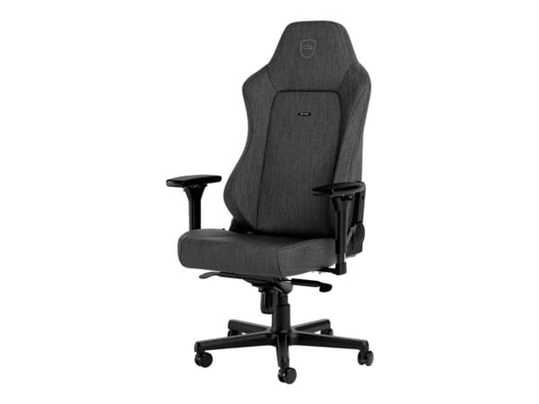 Noblechairs Hero TX - Stol - ergonomisk - armlener - T-formet - tipping - aluminium, polyuretan, stoff, minneskumplast, polyuretanlær, kaldskum, stål