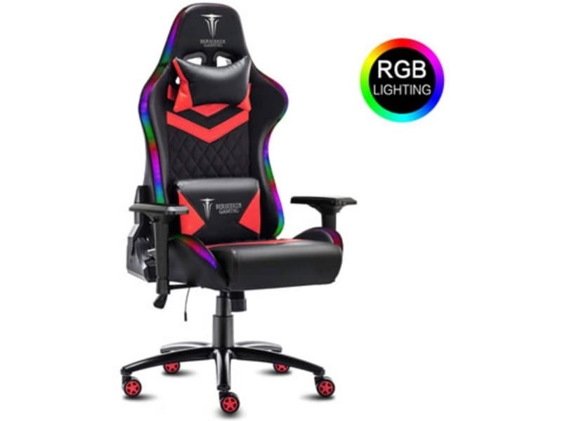 Berserker Gaming THOR Gaming-stol Sort, Rød