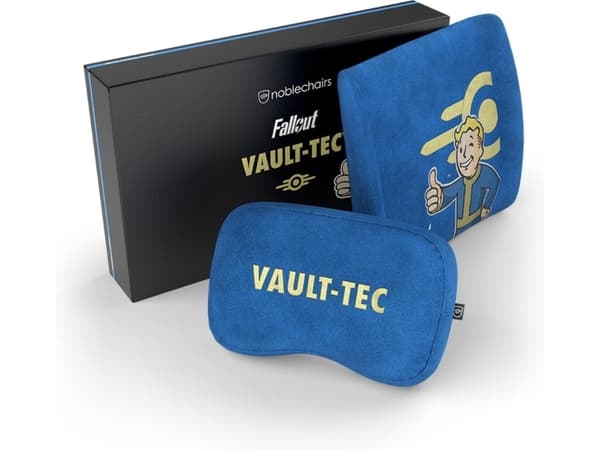 noblechairs Fallout Vault-Tec, Kuddset, Blå, 2 styck, EPIC, ICON, and HERO