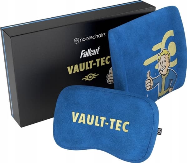 noblechairs Fallout Vault-Tec, Kuddset, Blå, 2 styck, EPIC, ICON, and HERO