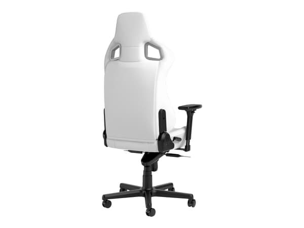 Noblechairs EPIC - Stol - ergonomisk - armstöd - T-formad - svängtapp - polyuretan, läderimitation, puderöverdragen aluminium, high-tech synthetic le