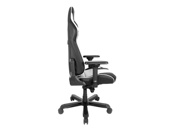 DXRacer King Series OH/KA99 - Stol - ergonomisk - høy bakside - armlener - T-formet - tipping - roterende - aluminium, polyuretan fauxlær, høytetthet