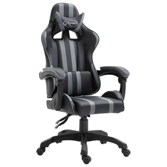 Gamingstol Grå Konstläder