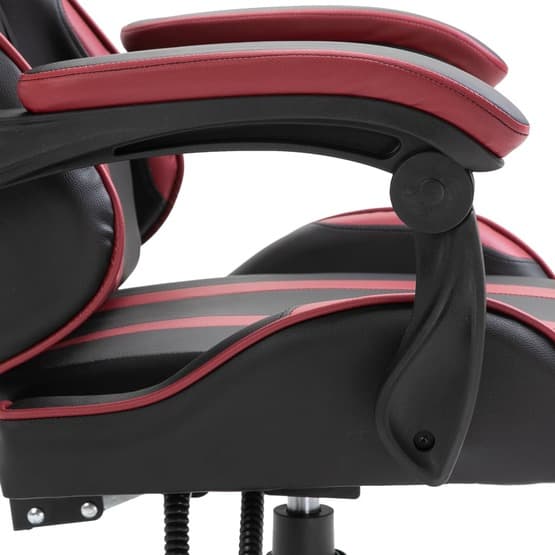 Gamingstol Vinröd Randig Konstläder