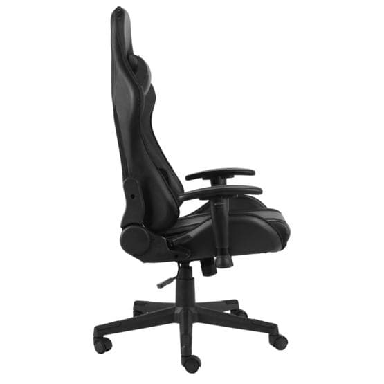 Snurrbar Gamingstol Svart Pvc