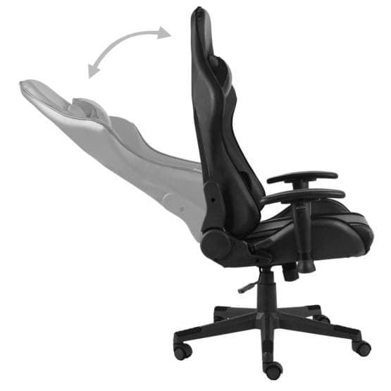 Snurrbar Gamingstol Svart Pvc