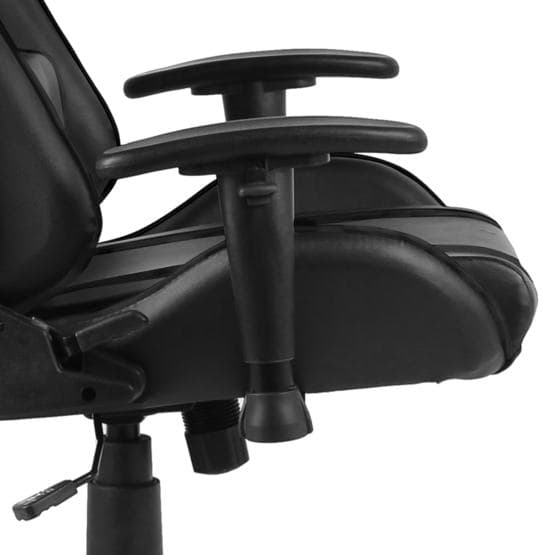 Snurrbar Gamingstol Svart Pvc