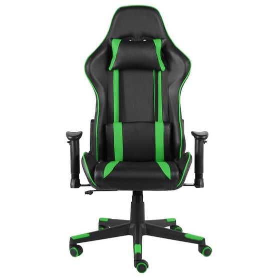 Snurrbar Gamingstol Grön/Svart Pvc