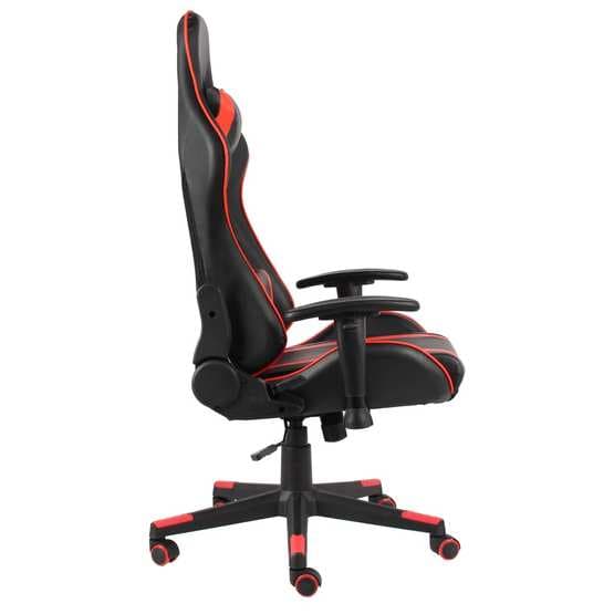 Snurrbar Gamingstol Röd/Svart Pvc