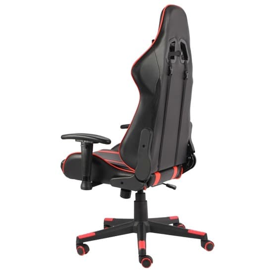 Snurrbar Gamingstol Röd/Svart Pvc