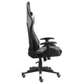 Miniatyrbild 3 av 8: Snurrbar Gamingstol Vit/Svart Pvc