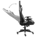Miniatyrbild 5 av 8: Snurrbar Gamingstol Vit/Svart Pvc