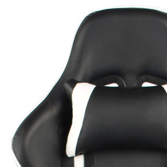 Snurrbar Gamingstol Vit/Svart Pvc