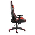 Miniatyrbild 3 av 8: Snurrbar Gamingstol Röd Pvc