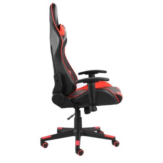 Snurrbar Gamingstol Röd Pvc
