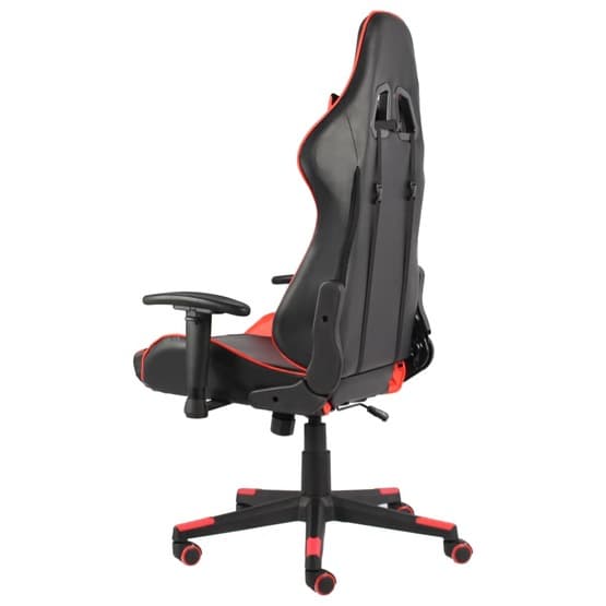 Snurrbar Gamingstol Röd Pvc