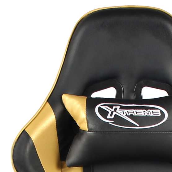 Snurrbar Gamingstol Guld Pvc