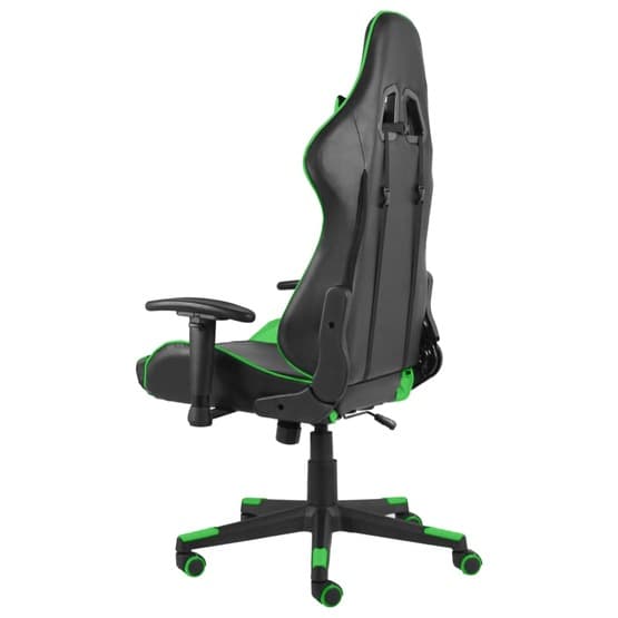 Snurrbar Gamingstol Grön Pvc