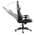 Miniatyrbild 5 av 8: Snurrbar Gamingstol Vit Pvc