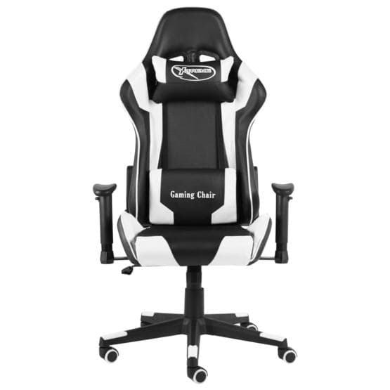 Snurrbar Gamingstol Vit Pvc