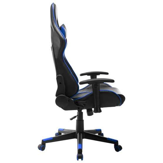 Gamingstol Svart Och Blå Konstläder