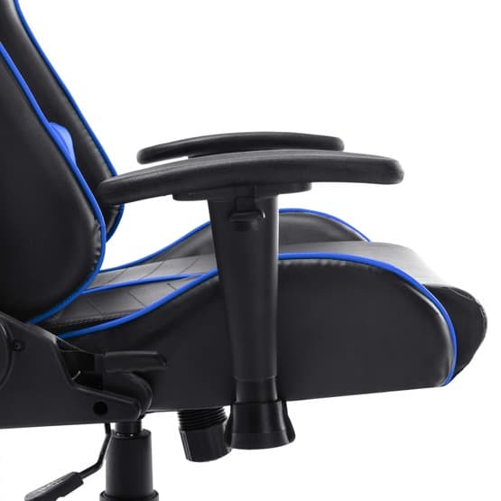Gamingstol Svart Och Blå Konstläder