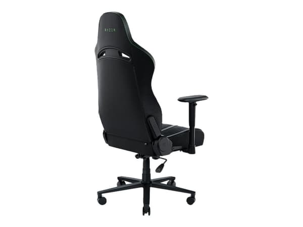 Razer Iskur X - Stol - armstöd - T-formad - konstläder, stål, EPU (elastomerpolyuretan) - svart/grön