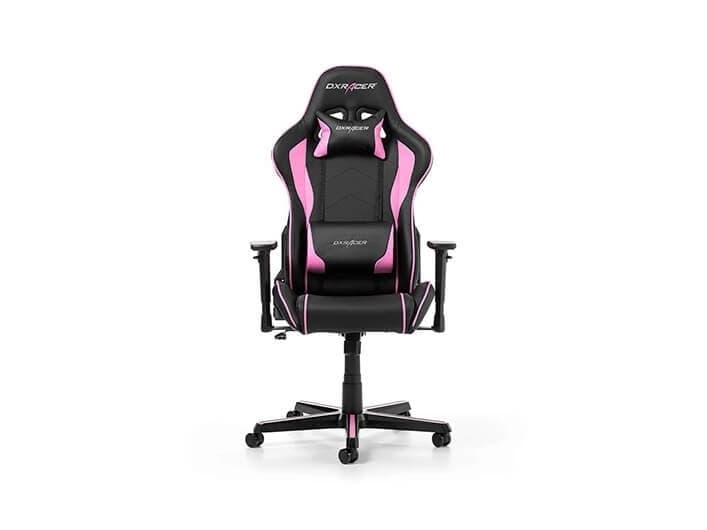 DXRacer Formula Series F08-NP - Stol - armstöd - T-formad - svängtapp - polyuretanläder, kallt skum