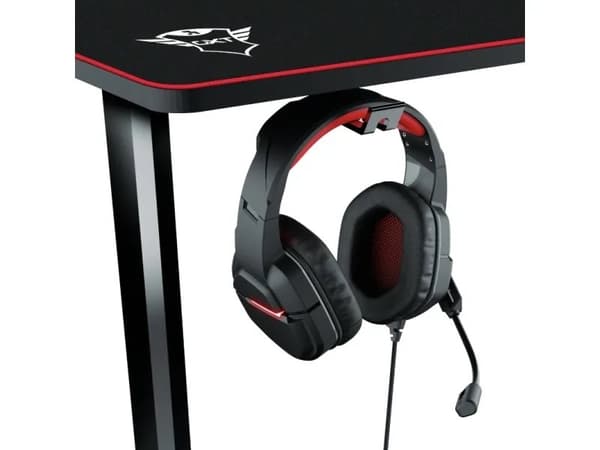 Trust GXT 1175 Imperius XL, Suora, Suorakaiteen muotoinen, Terästä, Pelaaminen, Musta, Musta