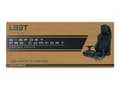 Miniatyrbild 5 av 5: L33T E-Sport Pro Comfort - Spelstol - ergonomisk - armstöd - T-formad - lutning - svängtapp - metall, mocka, alcantara, polyuretanläder, stålram, kal