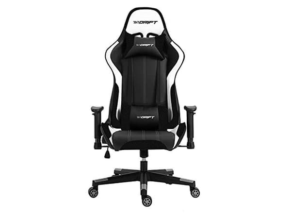 DRIFT DR175 - Spillestol - armlener - T-formet - roterende - karbon, svart