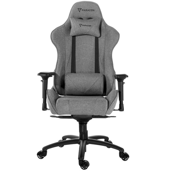 Paracon Knight Pro gamer stol inkl. pude til nakke og lænd grå.