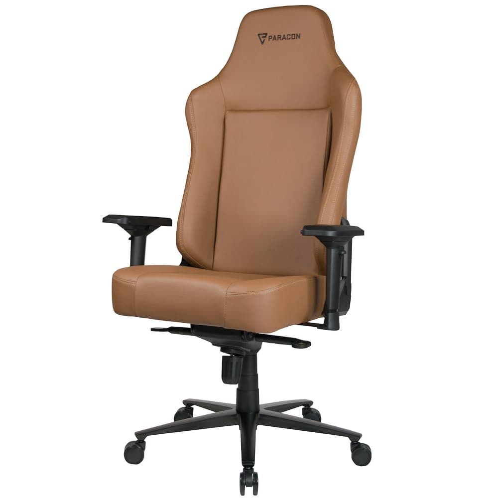Paracon Supreme gamingstol inkl. nackkudde cognac.