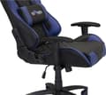 Miniatyrbilde 4 av 5: Red Fighter armchair For the gamer, the Red Fighter C1 armchair, blue, detachable headrest