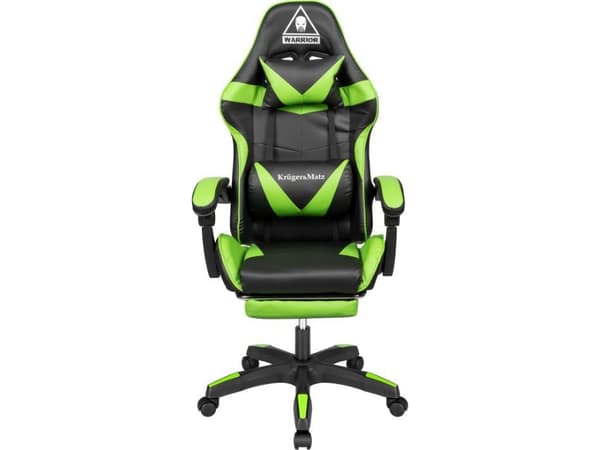 Gaming stol Kruger & Matz Warrior GX-150 Gaming stol, svart-grønn