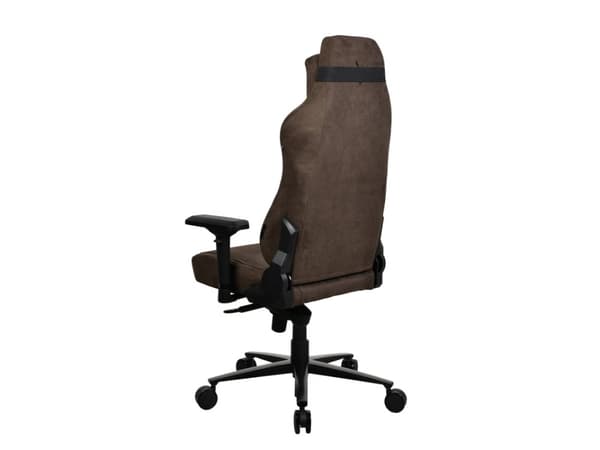 Arozzi Vernazza Supersoft - Stol - ergonomisk - armstöd - T-formad - lutning - svängtapp - tyg - brun