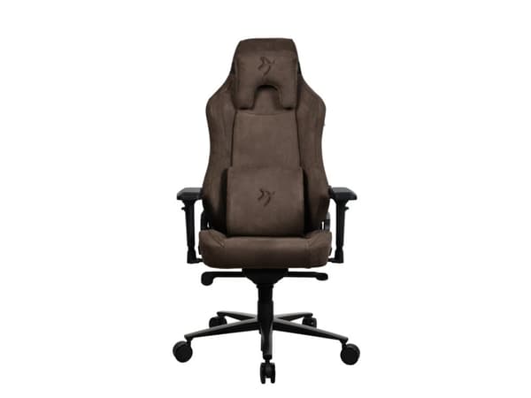 Arozzi Vernazza Supersoft - Stol - ergonomisk - armstöd - T-formad - lutning - svängtapp - tyg - brun