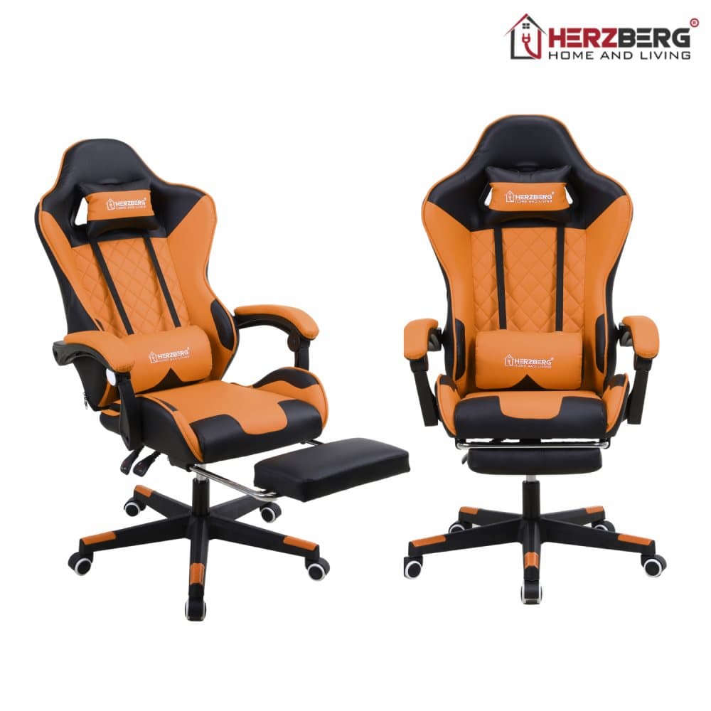 Ergonomisk spelstol / Kontorsstol Orange